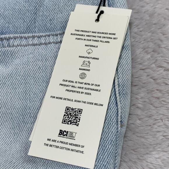 NWT 7 For All Mankind Jeans Womens sz 25 Josefina Slim Boyfriend Luxe Button Fly - Picture 16 of 16